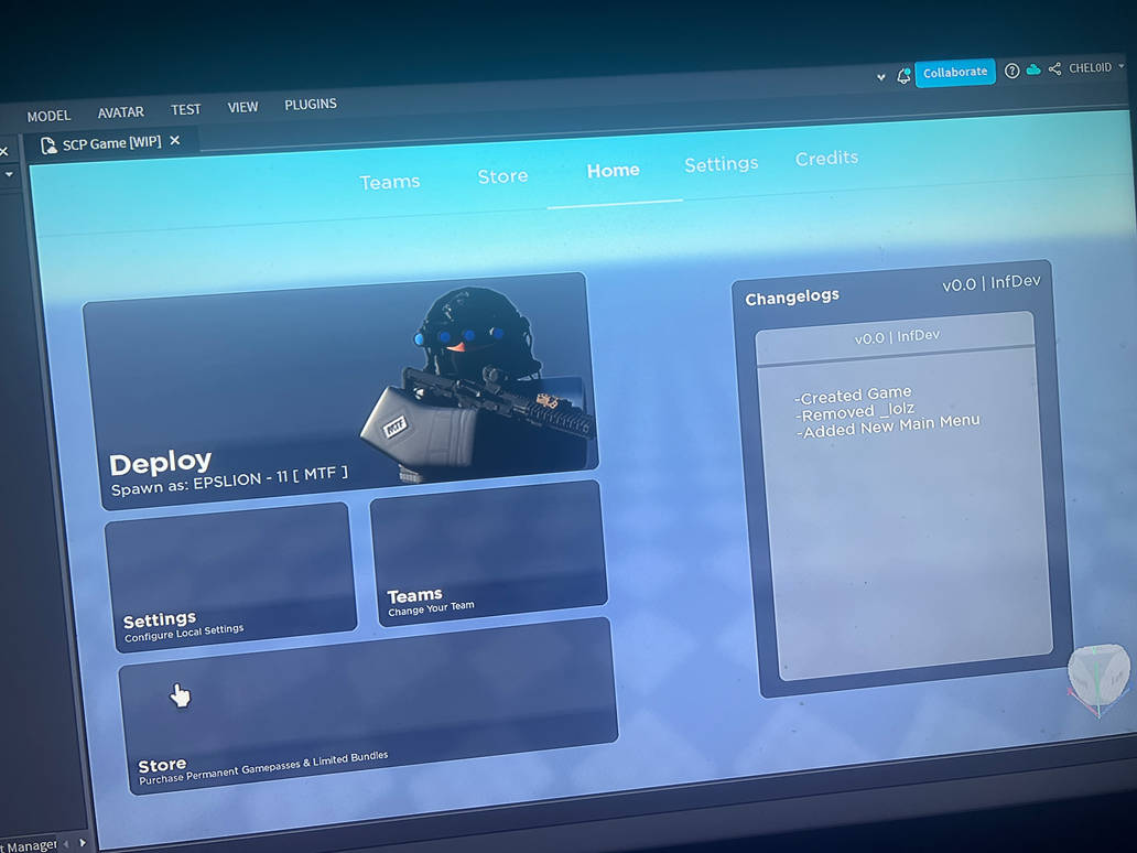 Roblox SCP ui test by StarShine5525 on DeviantArt
