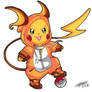 Pikachi In Raichu Onsie.