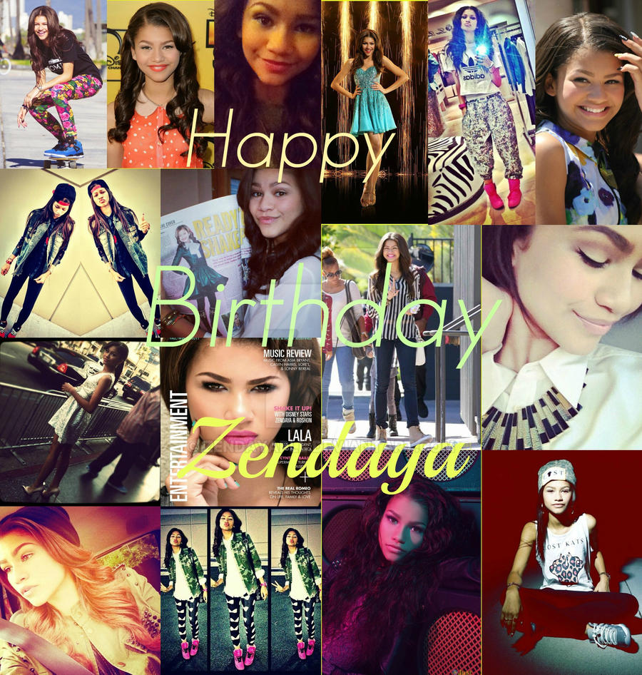 Happy Birthday Zendaya by ZendayaPLL on DeviantArt