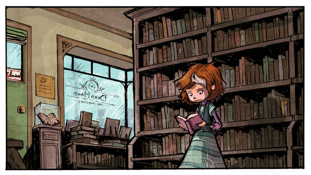Inside the Dead Hand Used Bookstore COLOR!