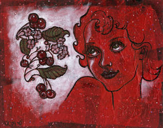 Cherry Red by pinupsbykeeegan