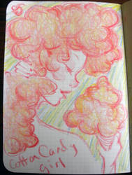 Cotton Candy Girl by pinupsbykeeegan