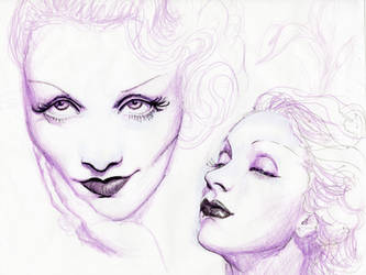 Marlene Studies 2 by pinupsbykeeegan