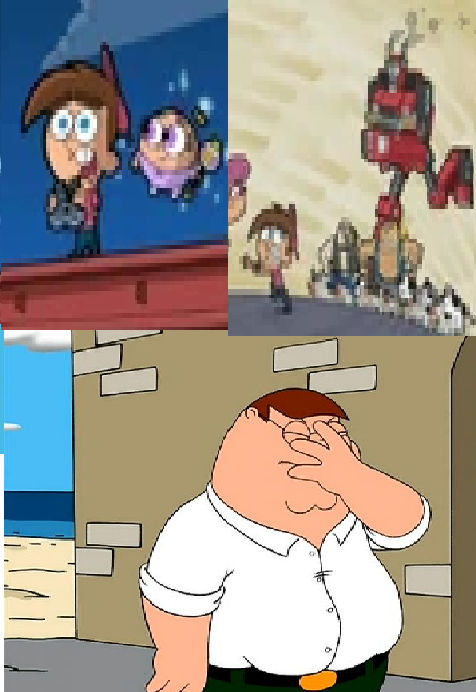 Peter Timmy Peter Griffin Facepalm at Timmy breaking the rules by RikyTheLion on ...