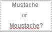 Mustache or Moustache