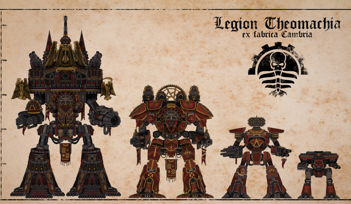 Titans of Legio Theomachia (I) by Martechi