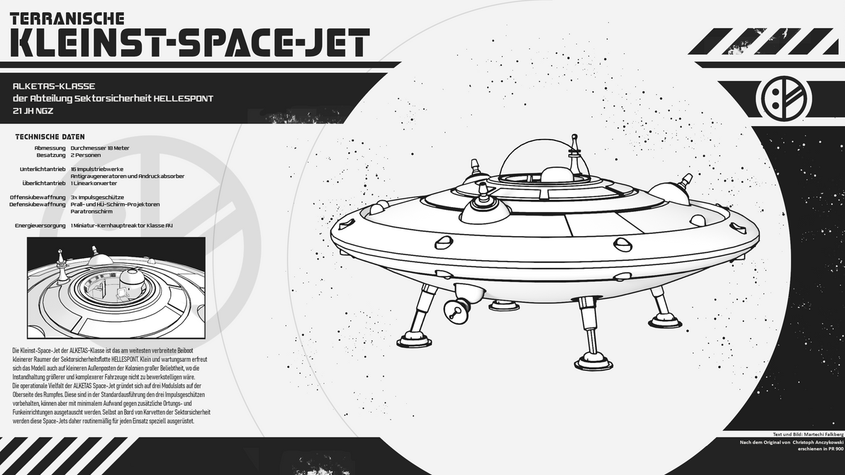Terranische Kleinst-Space-Jet - Perry Rhodan by Martechi on DeviantArt