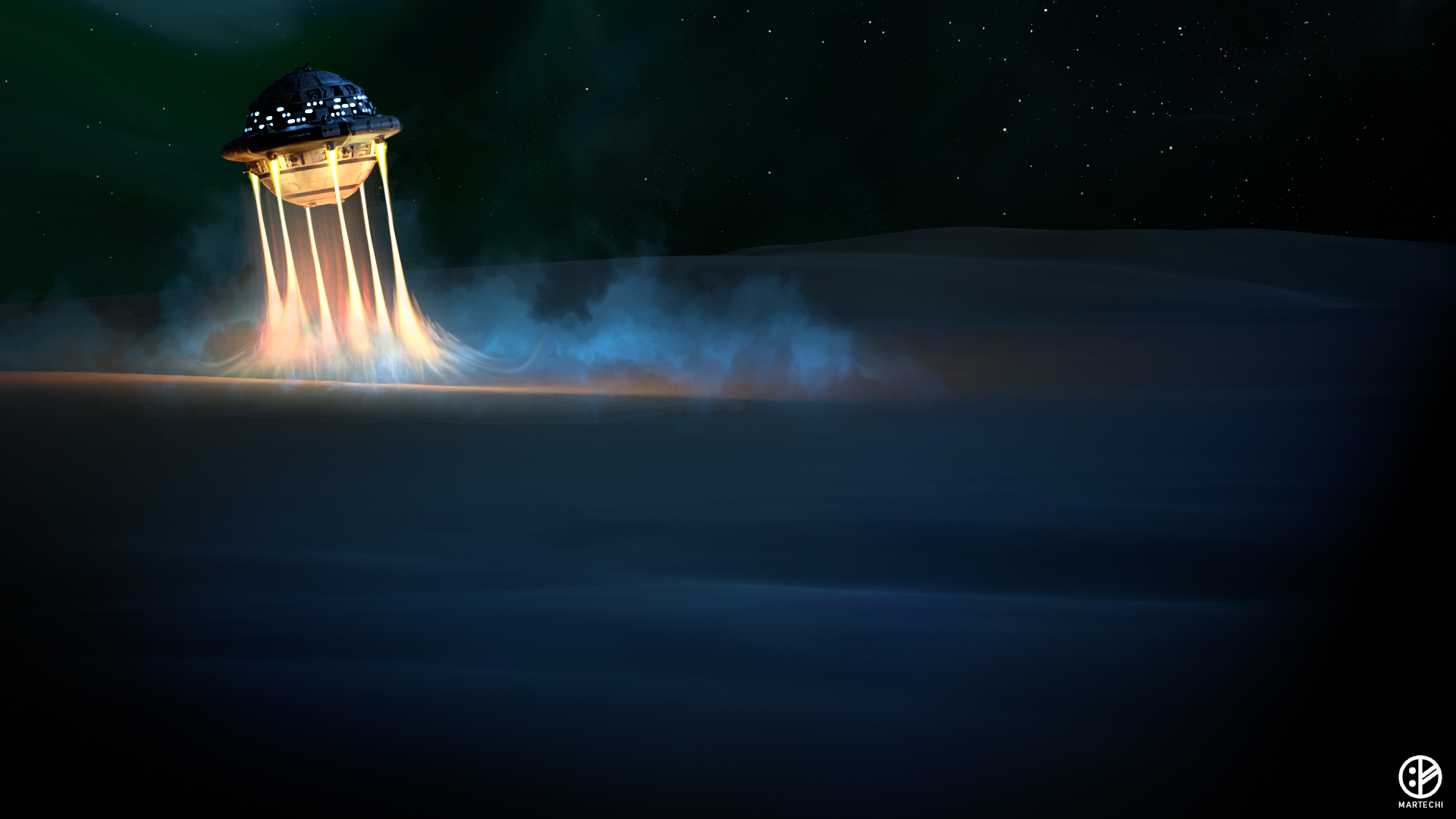 Desert descent - RG:3 - Perry Rhodan by Martechi on DeviantArt