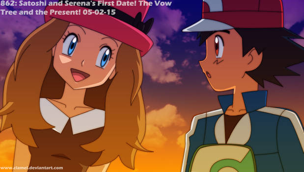 EP862 Ash and Serena's First Date