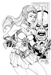 She-Ra Princess of Power INKS by ladykelly