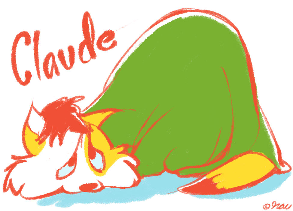 Claude Raffles Cat Meep + Hypochondriac + Innocent = Claude Cat by supivuokko on DeviantArt
