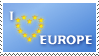 I love Europe - Stamp