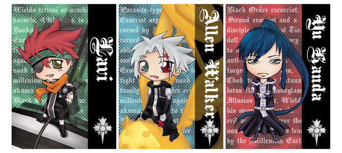 d.Gray-man badge set