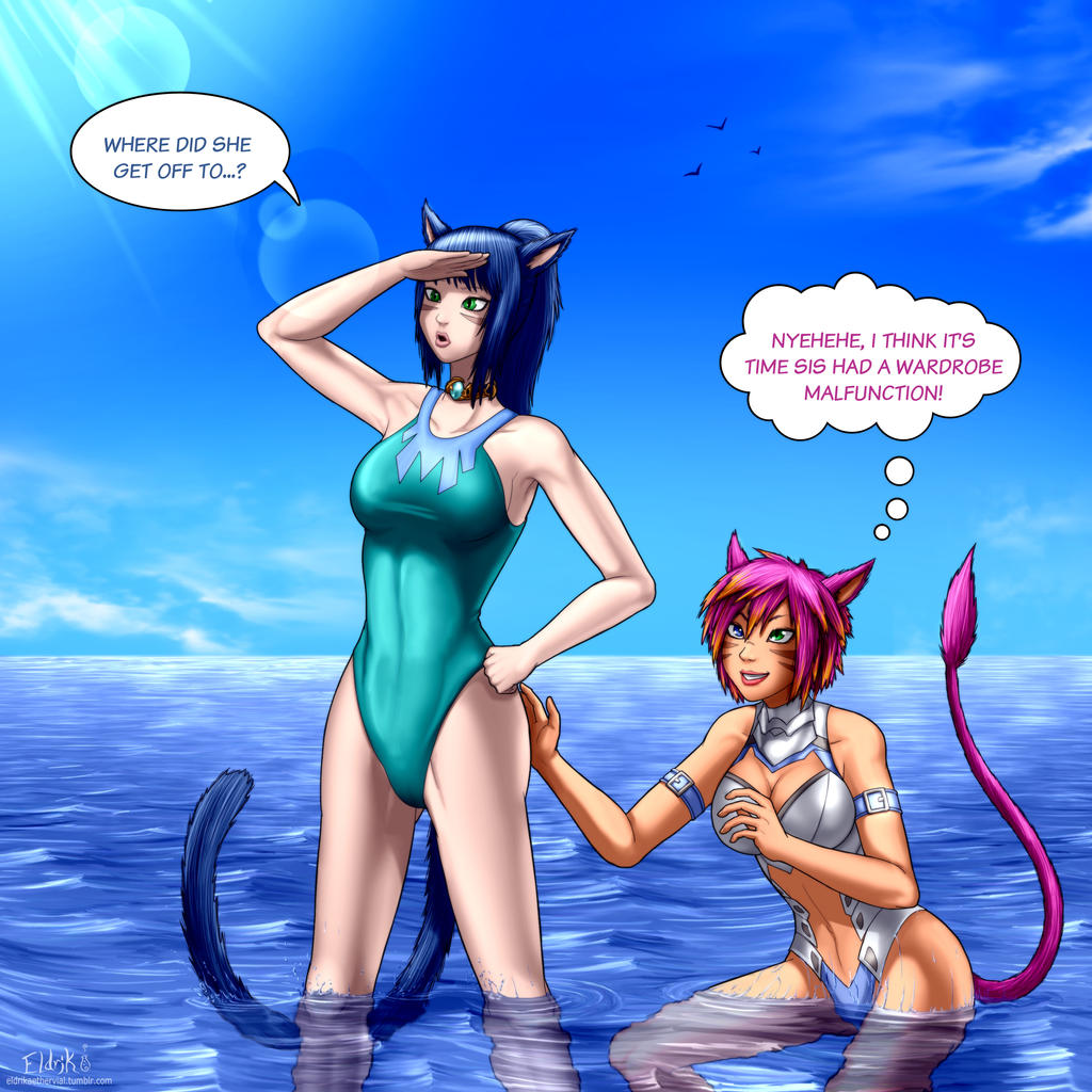 Beach prank