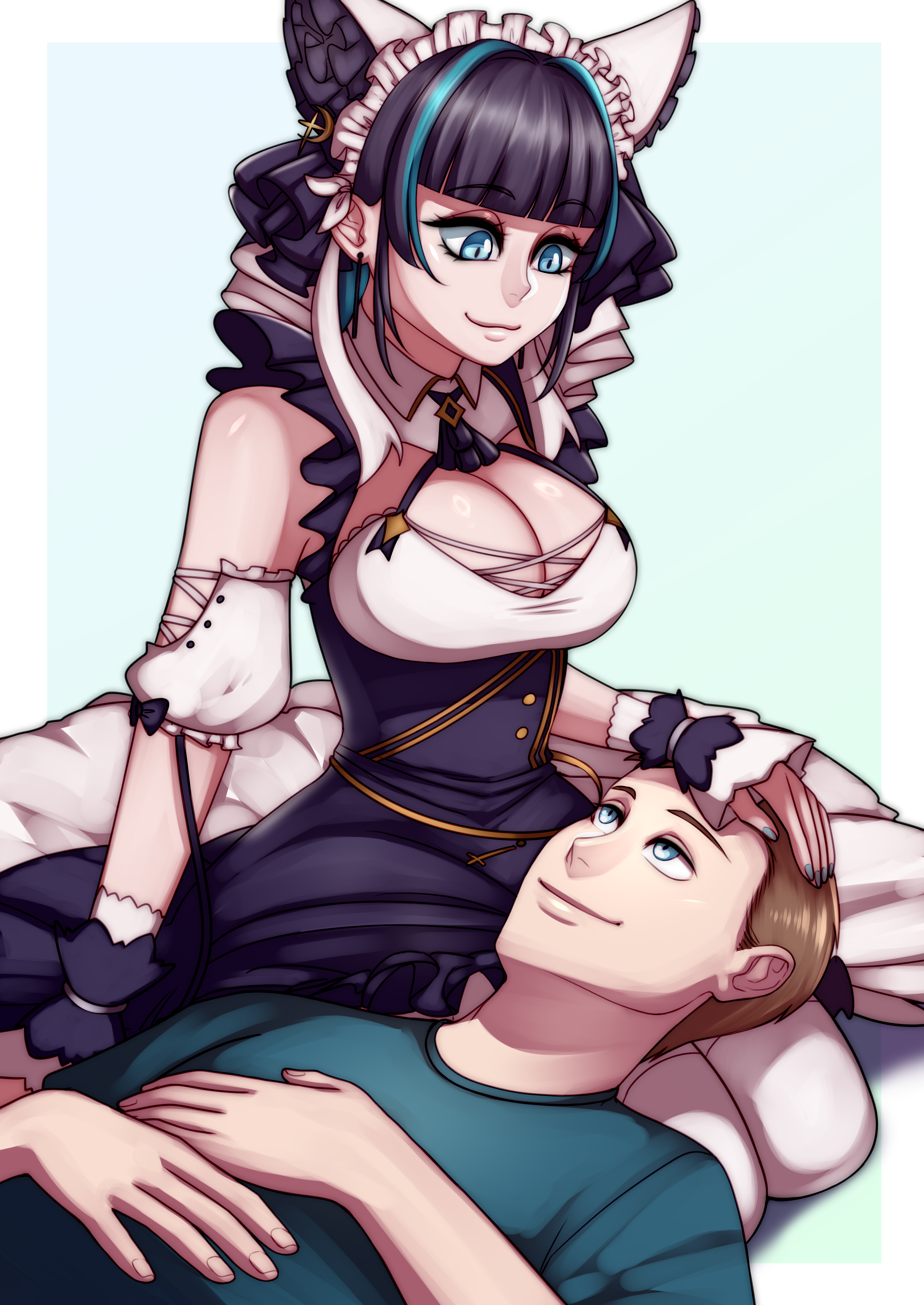 Cheshire lap pillow