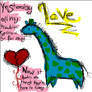 Yesterdays giraffe love.