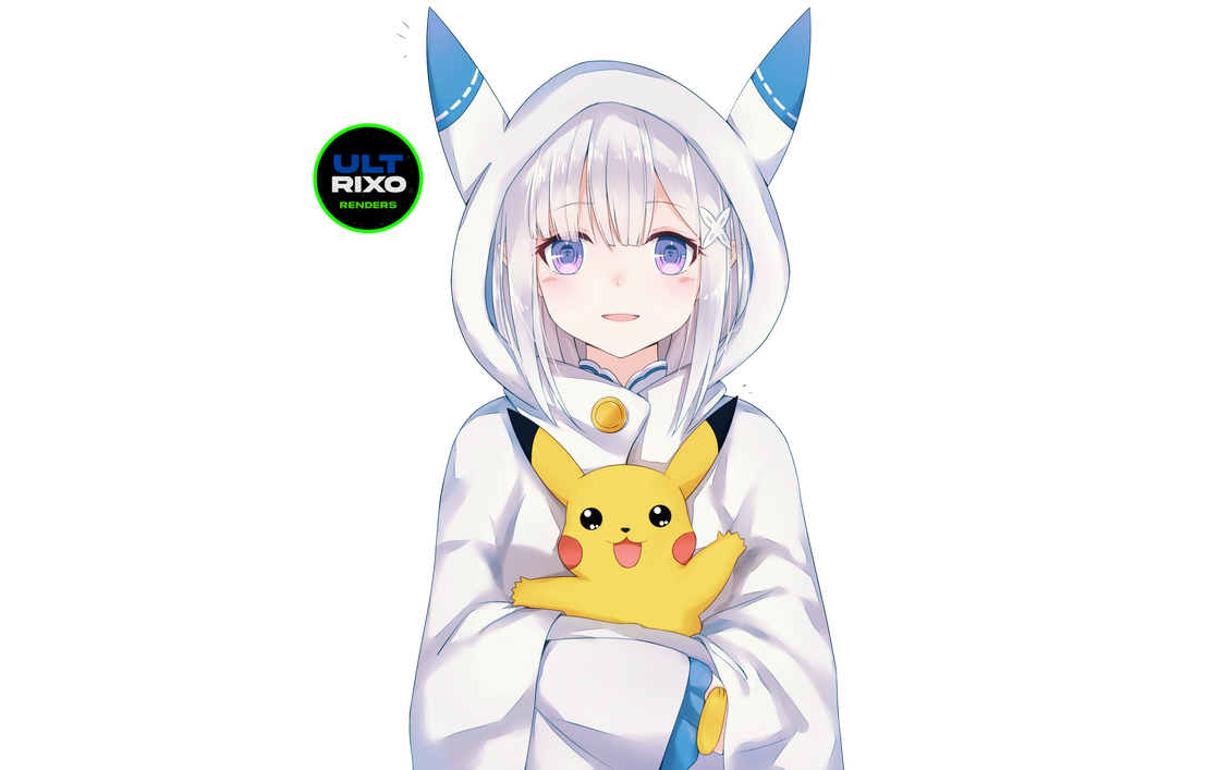 EMILA RE:ZERO Render By Ultrixo by ULTrixo on DeviantArt