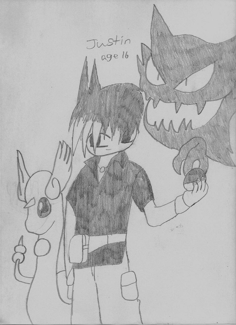 Justin Pokemon Pokemon trainer Justin by redgaijin1991 on DeviantArt