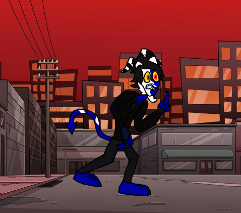 The blue imp by JaydoehKimrous on DeviantArt