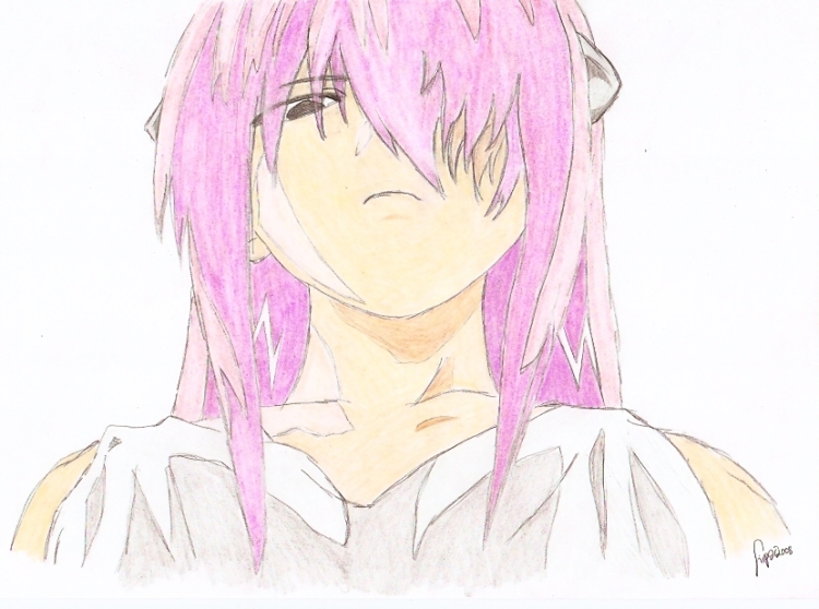 Lucy a.k.a Nyu from Elfen Lied