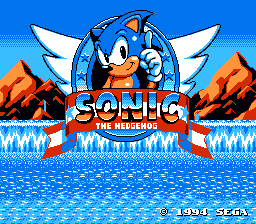 Sonic Improvement Vol.2 - TScreen Mockup (NES) by Terwilf on