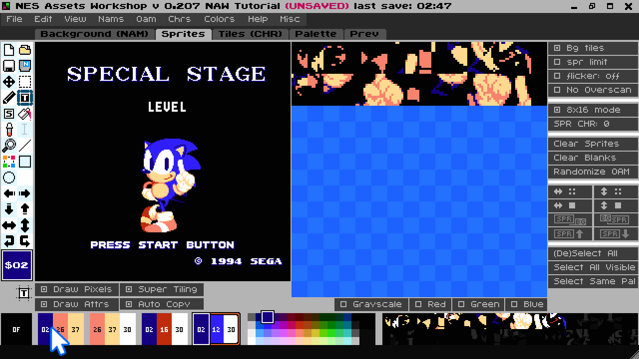Nes Ui Examples NES Assets Workshop (NAW) - nesdev.org