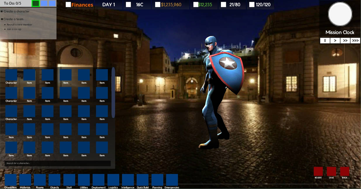 Heroes_Trying different menu set-ups in Unity. by Honorsoft on DeviantArt
