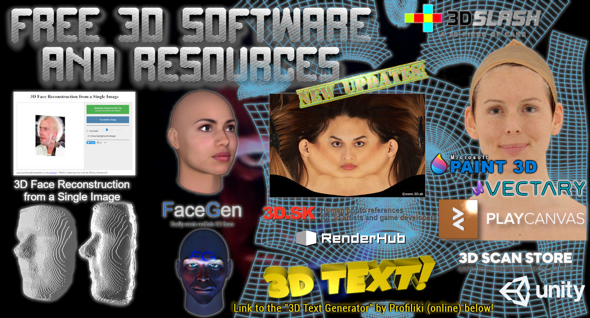 Free 3D Dev Resources Apps, ETC (UPDATED 1/22/23) by Honorsoft on ...