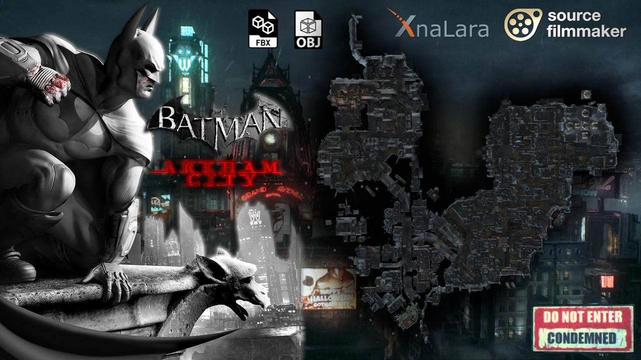 Rebuilding Gotham: Gotham City DL(OBJ FBX XPS SMD) by Honorsoft on  DeviantArt