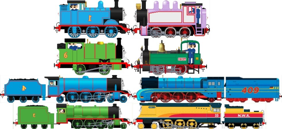 TTTE Sprite Thomas Rosie Percy Gina Gordon Frieda By BenMorse1645 On ttte-sprite-thomas-rosie-percy-gina-gordon-frieda-by-benmorse1645-on