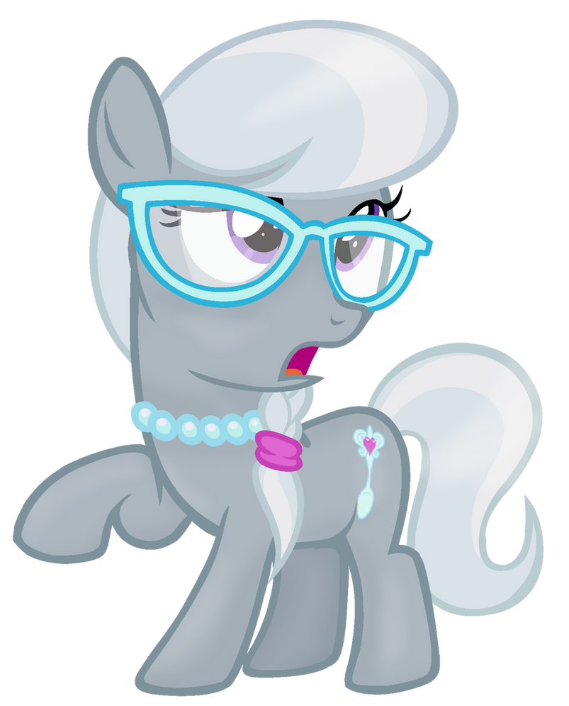 Silver Poonool Mlp - Silver Spoon (Vector) by MeiMisuki on DeviantArt