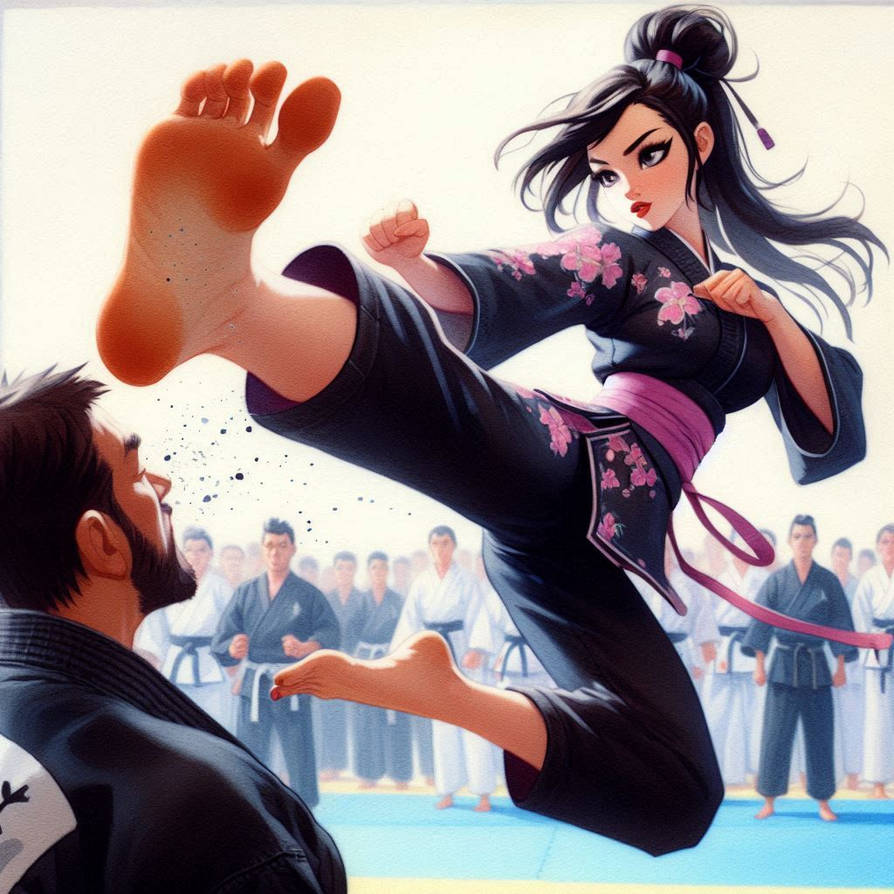 Goth Azula goth azula flying side kick by hubertcum on DeviantArt