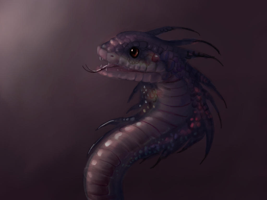 A serpent gently whispers