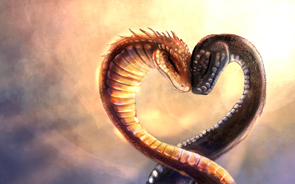 Snake Love by Ferroth on DeviantArt
