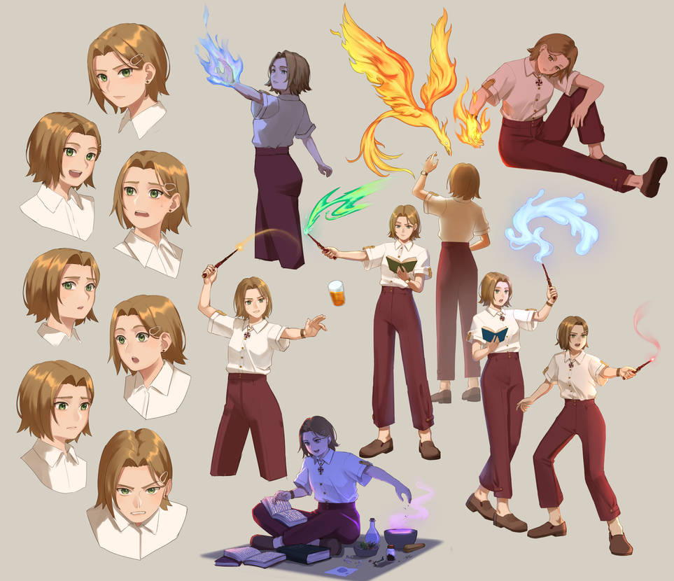 Apprentice character sheet by Bluepoodlez on DeviantArt