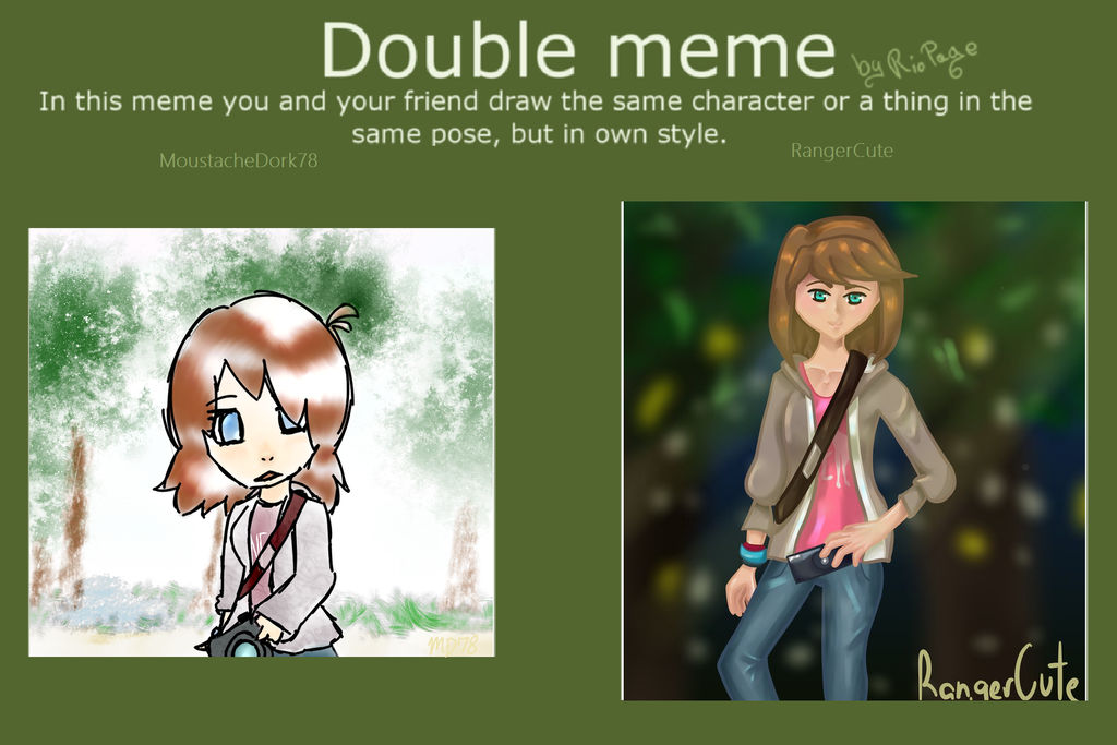 Double Meme with RangerCute - LiS by MoustacheDork78 on DeviantArt