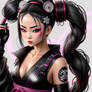 Ninja Cyberpunk Girl 03