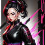 Ninja Cyberpunk Girl 06