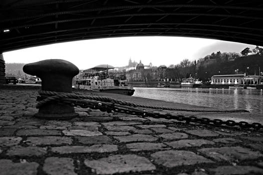 Prague waterfront