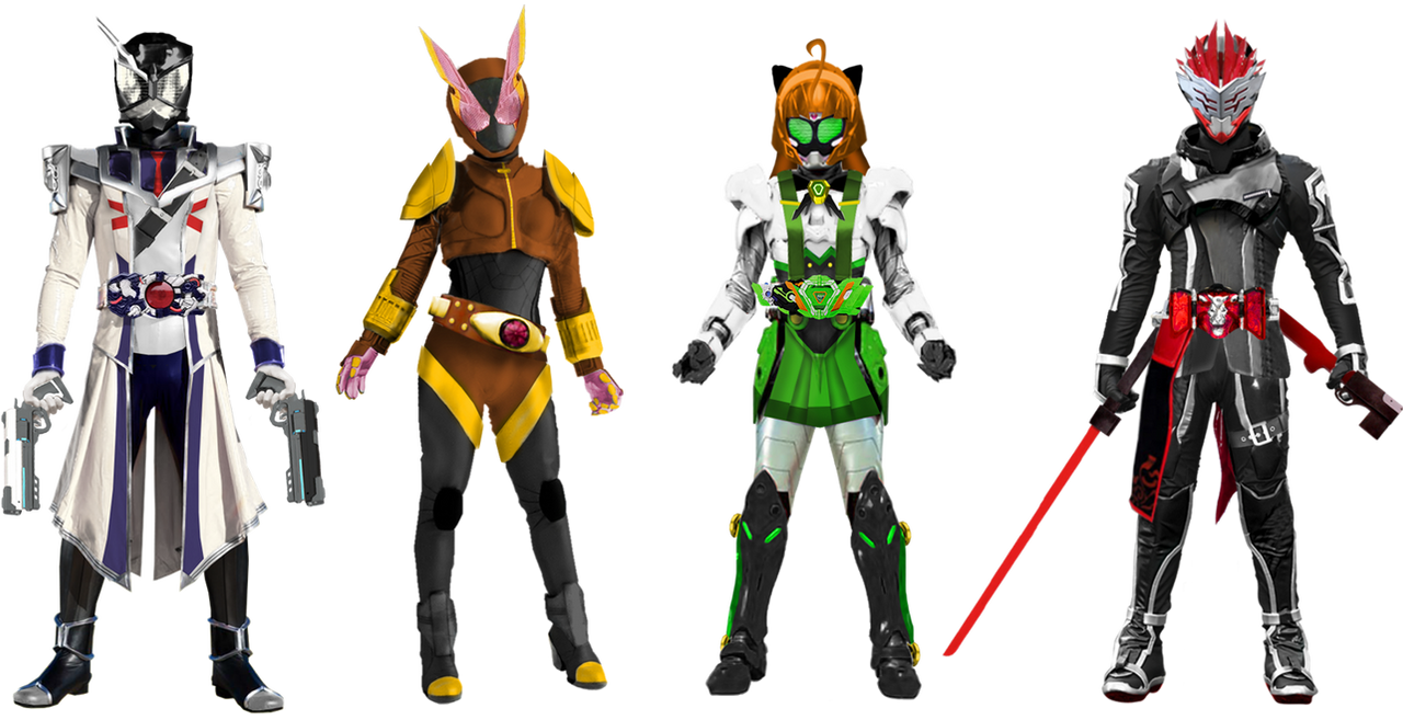 Masked Rider's Rwby RWBY Riders (Extra Riders) by KamenRiderDre on DeviantArt