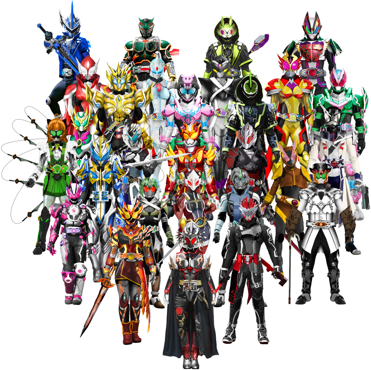 Masked Rider's Rwby RWBY Riders by KamenRiderDre on DeviantArt
