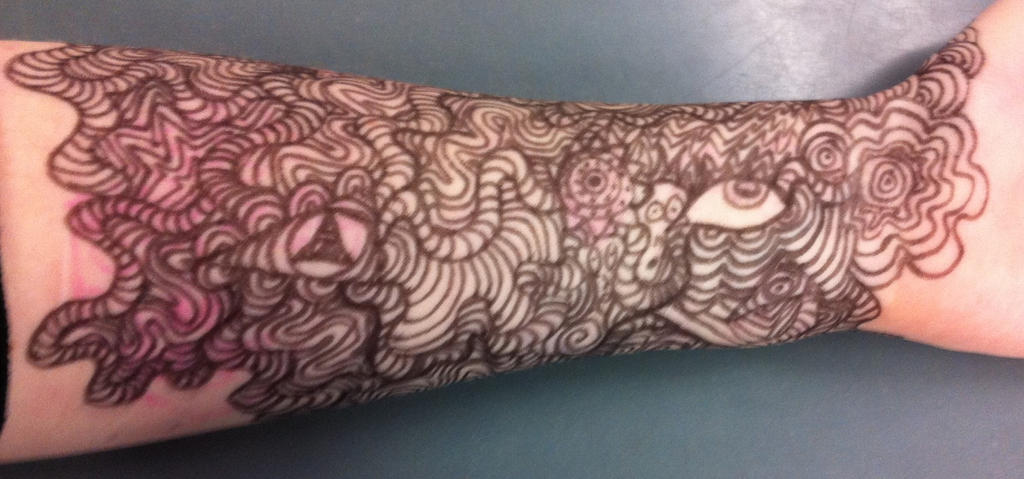 Underside of arm doodle