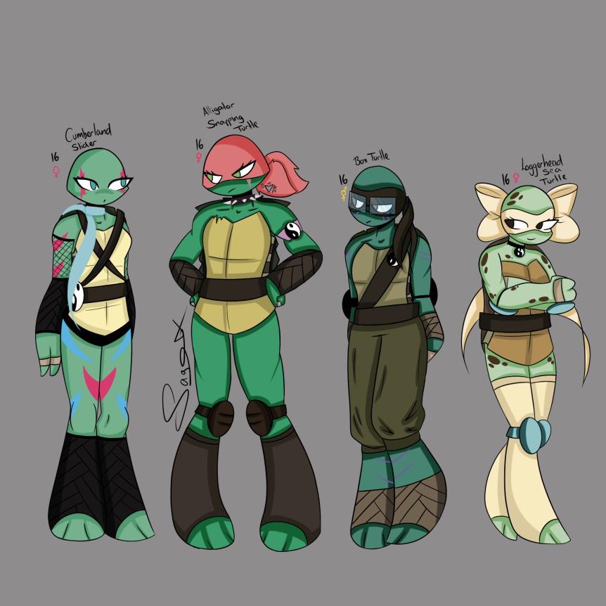 My OC Ninja Turtles by ChAmeArt022 on DeviantArt