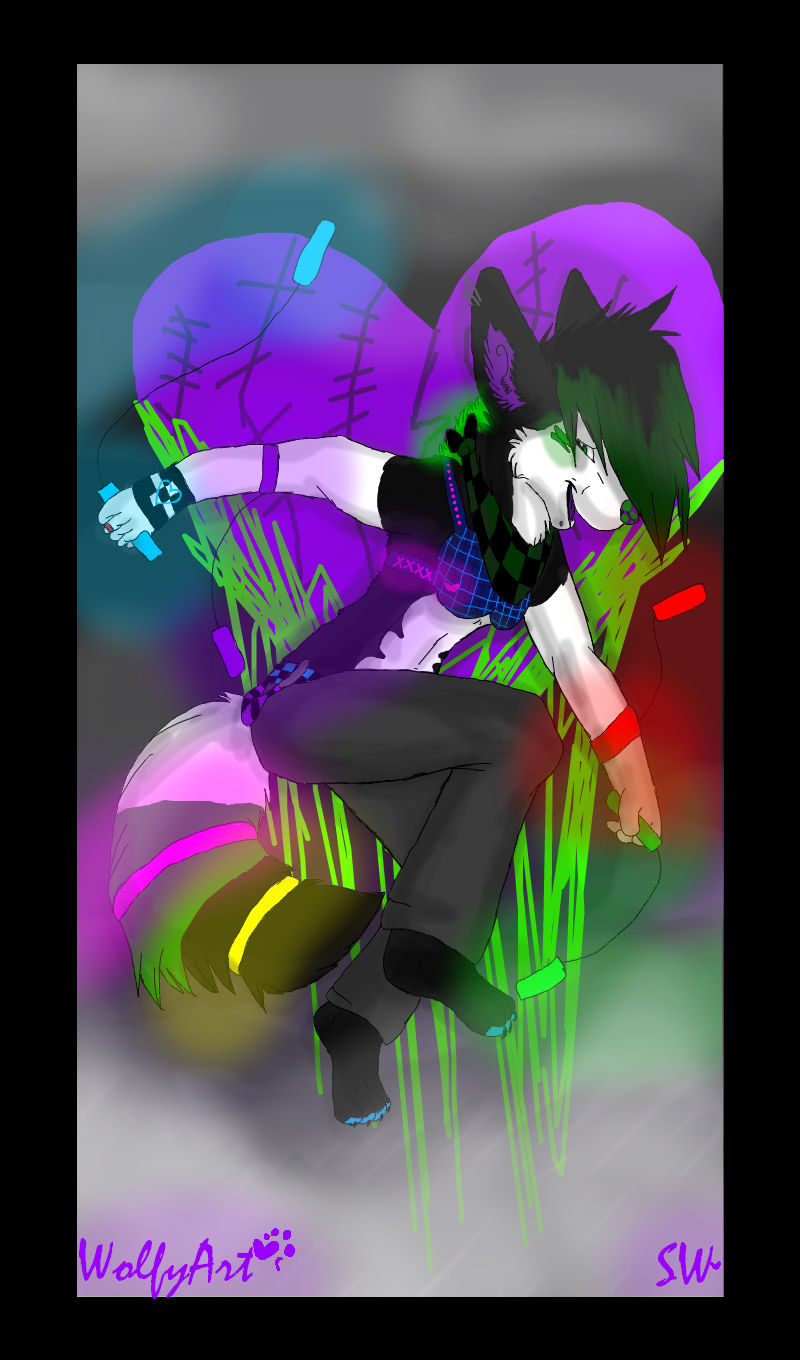 Wolfys Neon Rave