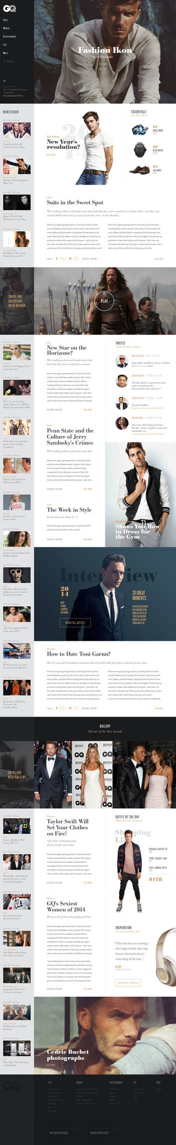 GQ Redesign Concept