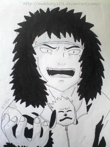 Kiba Inuzuka Drawing by Makkary101 on DeviantArt