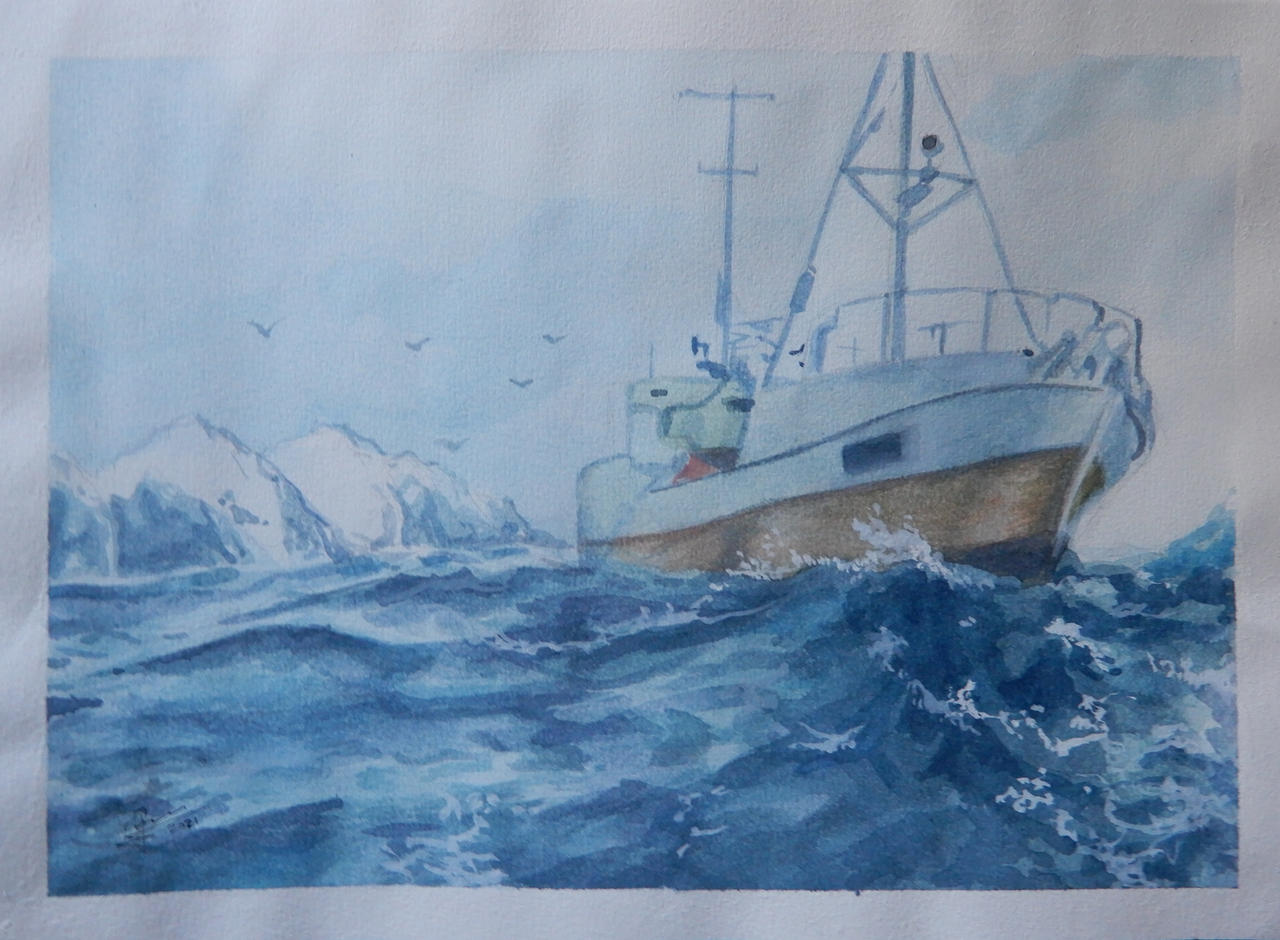 Barco pesquero by JLRincon on DeviantArt