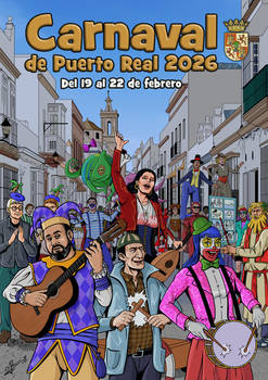 Cartel Carnaval de Puerto Real 2026