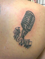 My Microphone tattoo