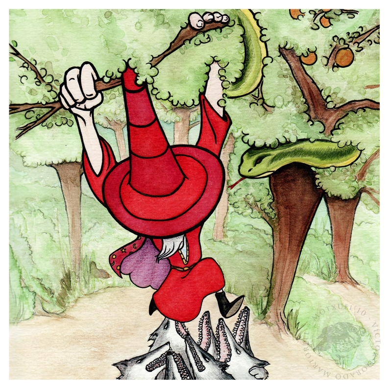 Rincewind having fun